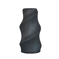 Decoração Vaso De Cerâmica Valoff Preto G 29Cm
