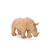 Escultura Decorativa Rinoceronte em Poliresina Mart 20×10cm