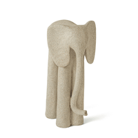 Escultura Elefante Pernudo Em Polirresina 28,5cm