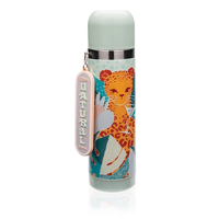 Garrafa Térmica Onça Toda Naturalzinha 470ml