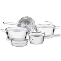 Jogo de Panelas em Aço Inox Tramontina Ventura 5 Peças