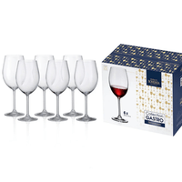 Jogo de Taças de Vinho Bohemia Crystalite 580ml