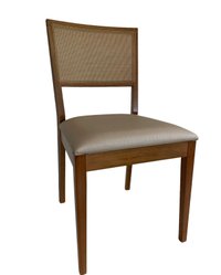 Kit 2 Cadeiras Artisoli Iris Encosto Em Tela E Assento Estofado Facto