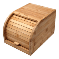 Mini Porta Pão em Bambu L20xP27xA17cm 