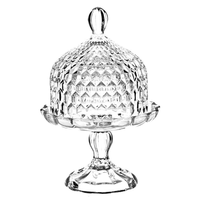 Prato Para Cupcake Com Tampa Cristal