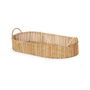 Bandeja Rattan Oval Com Alça 15445 G