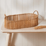 Bandeja Rattan Oval Com Alça 15445 G