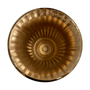 Castiçal Em Metal Decorativo Dourado Com Pedra