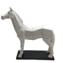 Cavalo Decorativo de Resina Branco