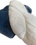 Coberdrom Flannel/Sherpa 2.45 x 2.2 Naturalle Azul Indigo