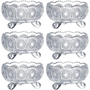 Conjunto De 7 Bowls Petisqueiras Versailles Em Vidro 28787