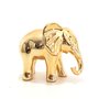 Decoração Elefante de Cerâmica Dourado G