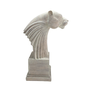 Decoração Estátua Cabeça de Onça Fendi de Cerâmica