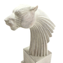Decoração Estátua Cabeça de Onça Fendi de Cerâmica