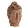 Escultura Cabeça Face Buda Em Poliresina Mart