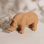 Escultura Decorativa Rinoceronte em Poliresina Mart 20×10cm
