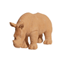 Escultura Decorativa Rinoceronte em Poliresina Mart 20×10cm