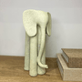 Escultura Elefante Pernudo Em Polirresina 28,5cm