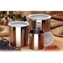 Jogo Potes Cucina Aço Inox Tampa Plástica 4 Peças Tramontina