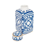 Potiche Decorativo Em Cerâmica Marroquino 32X14,2CM