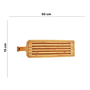 Tábua Migalheira Para Pães De Bambu 50x12cm