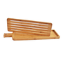 Tábua Migalheira Para Pães De Bambu 50x12cm
