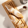 Tábua Migalheira Para Pães De Bambu 50x12cm